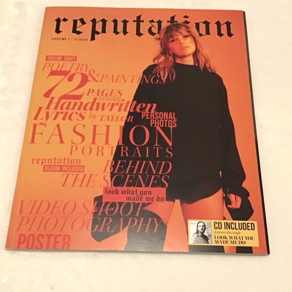 NEW Taylor Swift Reputation Magazine Poster RARE - Picture 4 of 8